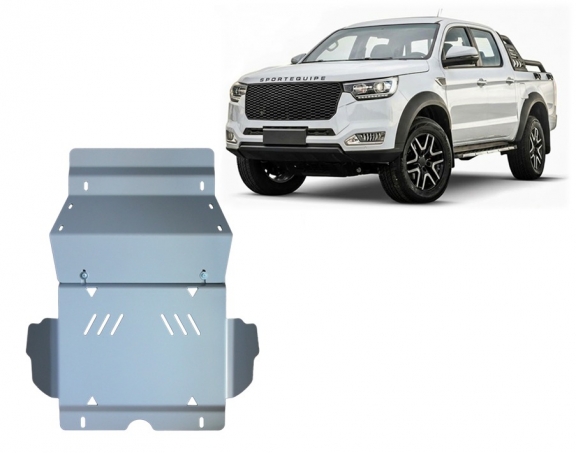 Aluminum skid plate for Sportequipe SK