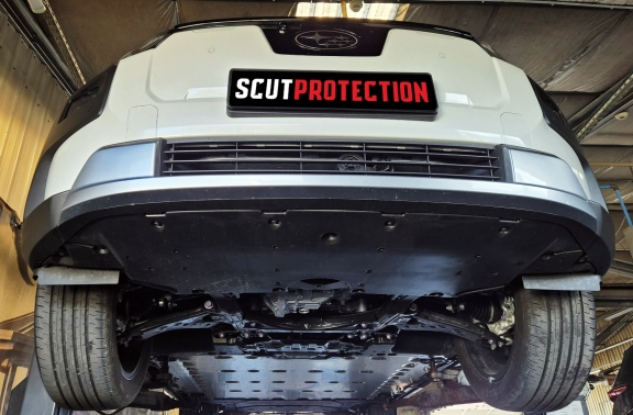 Steel skid plate for Subaru E-Outback