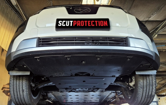 Steel skid plate for Subaru Uncharted