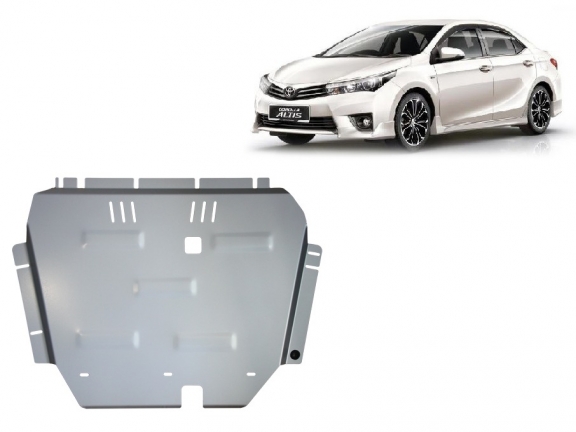 Aluminum skid plate for Toyota Corolla