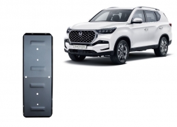Steel fuel tank skid plate  for Ssangyong Rexton