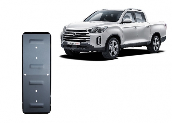 Steel fuel tank skid plate  for Ssangyong Musso Grand