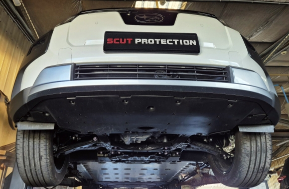 Aluminum skid plate for Subaru Uncharted