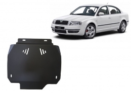 Steel automatic gearbox skid plate forSkoda Superb