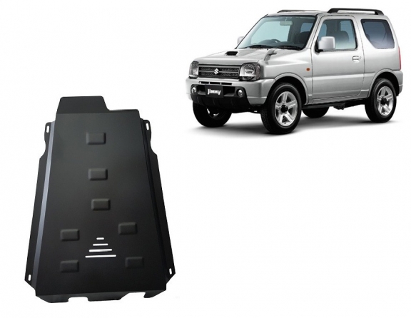 Steel transfer case skid plate for Suzuki Jimny