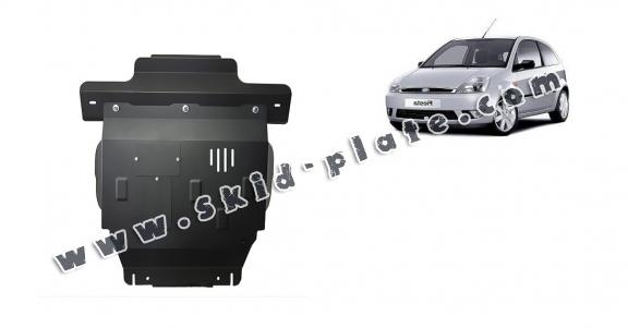 Steel skid plate for Ford Fiesta