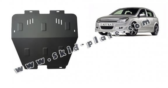 Steel skid plate for Opel Astra H