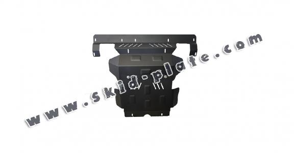 Steel skid plate for the protection of the engine and the radiator for Toyota Hilux