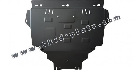 Steel skid plate for Volvo V50