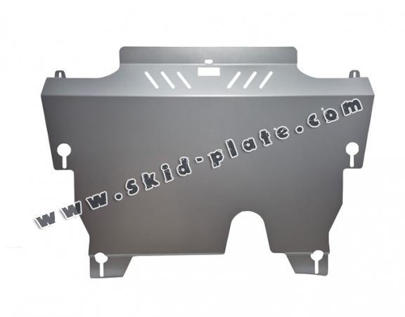 Aluminum skid plate for the protection of the engine and the gearbox for Volvo S80
