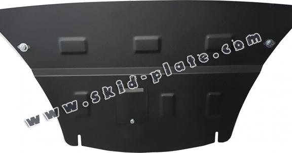 Steel skid plate for the protection of the engine and the gearbox for VW Up