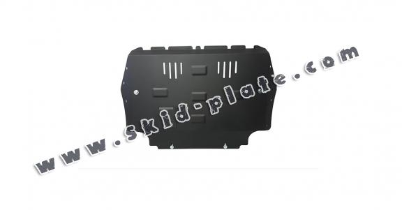 Steel skid plate for the protection of the engine and the gearbox for Skoda Yeti