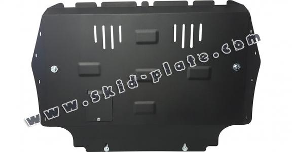 Steel skid plate for VW Jetta