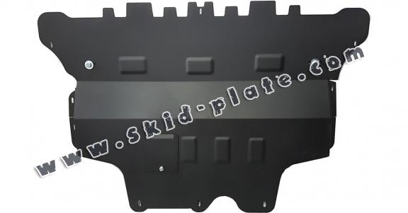 Steel skid plate for the protection of the engine and the gearbox for Skoda Octavia 3 - manual gearbox