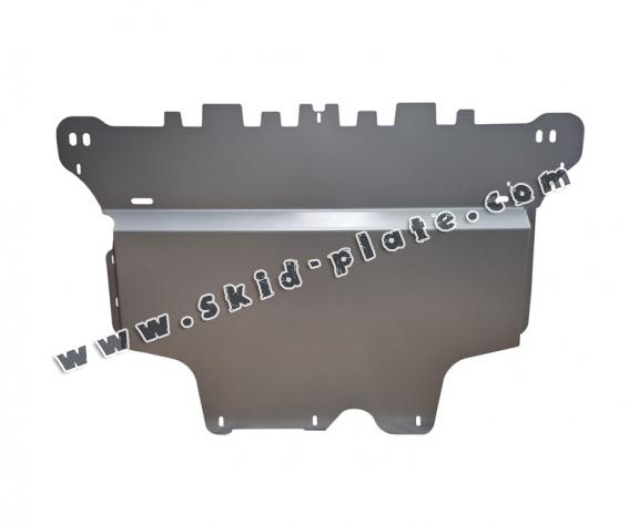 Aluminum skid plate for the protection of the engine and the gearbox for Skoda Octavia 3