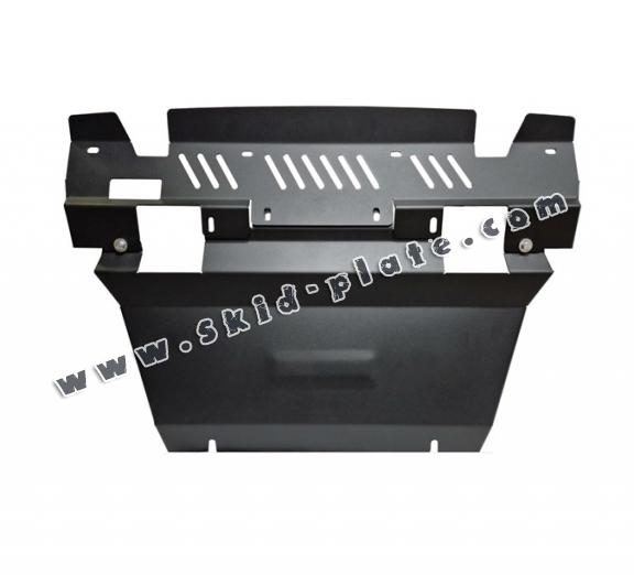 Steel skid plate for the protection of the engine and the radiator for Maxus T60 Max