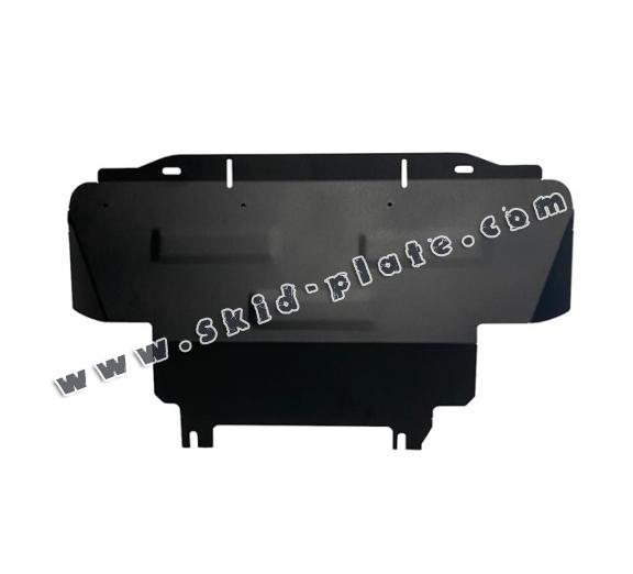 Steel radiator skid plate for Mercedes X-Class W470