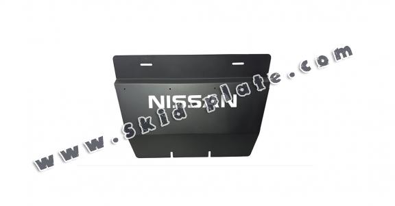 Steel radiator skid plate for Nissan Navara