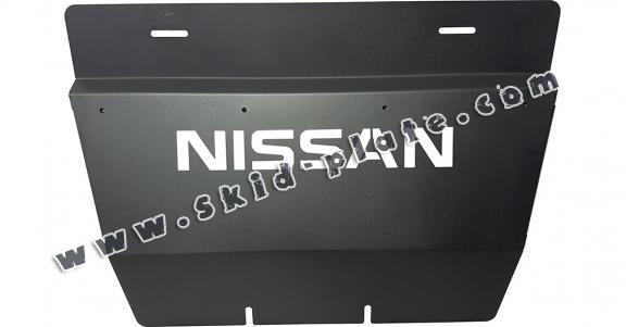 Steel radiator skid plate for Nissan Navara