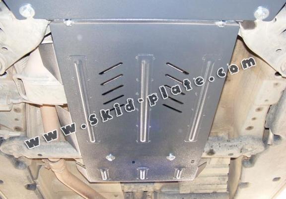 Steel manual and automatic gearbox skid plate for VW Touareg 7L
