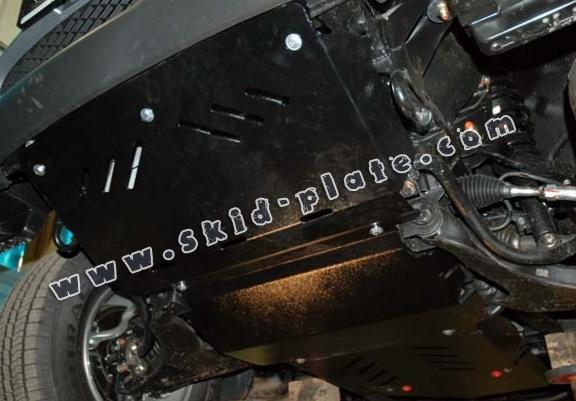 Steel skid plate for the protection of the engine and the radiator for Mitsubishi Pajero Sport 2