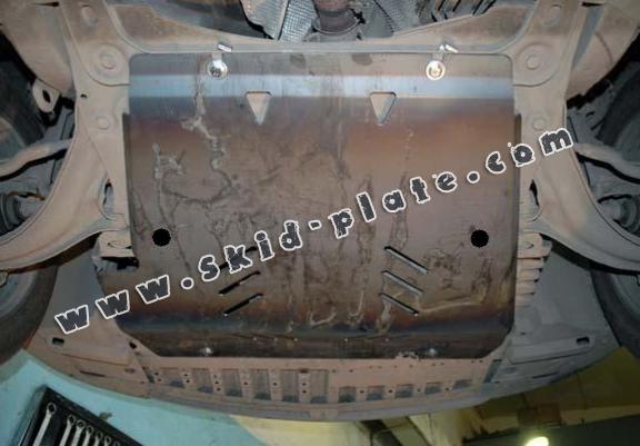 Steel skid plate for Nissan Note
