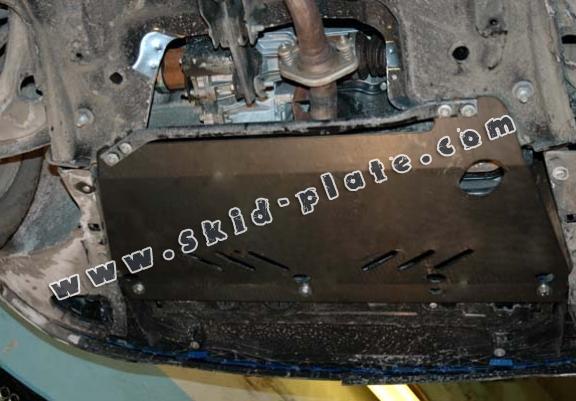 Steel skid plate for Peugeot 207