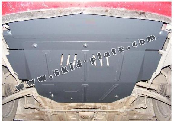 Steel skid plate for Peugeot 307