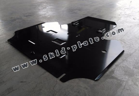 Steel gearbox skid plate for Audi A6