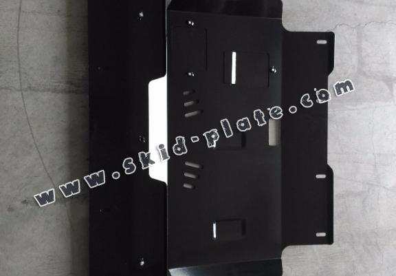Steel skid plate for the protection of the engine, gearbox and differential for Fiat Palio