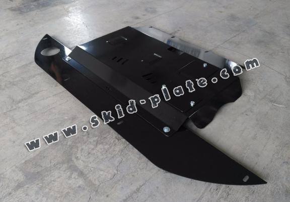 Steel skid plate for the protection of the engine, gearbox and differential for Fiat Idea