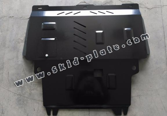 Steel skid plate for Ford Fiesta