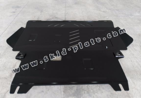 Steel skid plate for Ford Fiesta