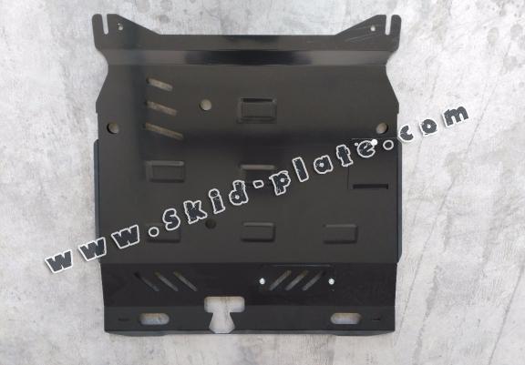 Steel skid plate for the protection of the engine and the gearbox for Mitsubishi Lancer