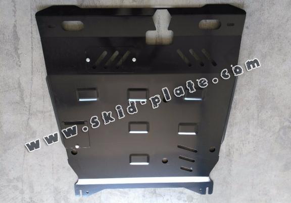 Steel skid plate for the protection of the engine and the gearbox for Mitsubishi Lancer