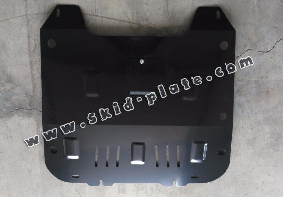 Steel skid plate for the protection of the engine and the gearbox for Saab 9-3