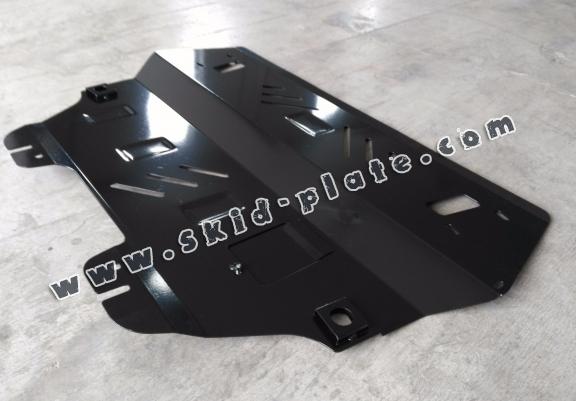 Steel skid plate for the protection of the engine and the gearbox for Peugeot 3008