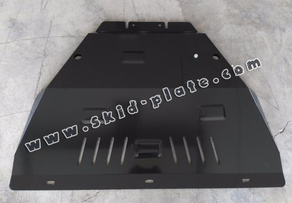 Steel skid plate for Peugeot 306