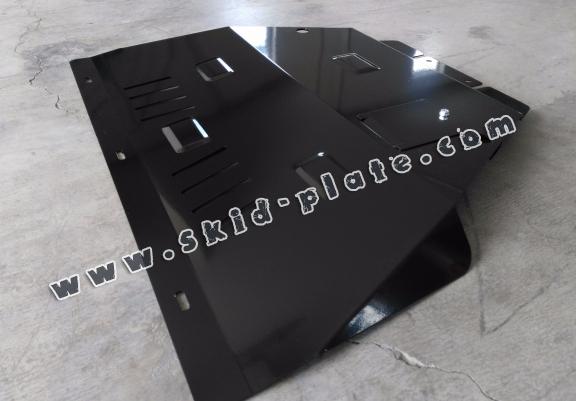 Steel skid plate for Peugeot Partner