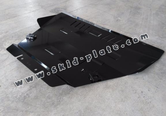 Steel skid plate for the protection of the engine and the gearbox for Citroen Xsara Picasso