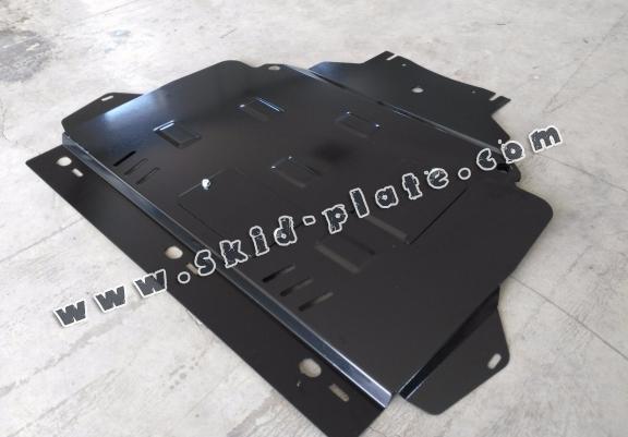 Steel skid plate for Volvo C30