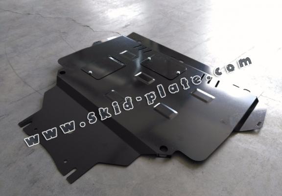 Steel skid plate for Volvo S40