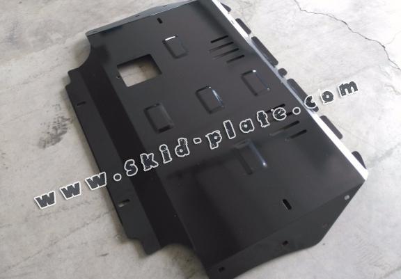 Steel skid plate for VW Caddy