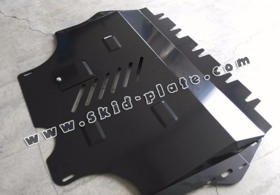 Steel skid plate for VW Caddy