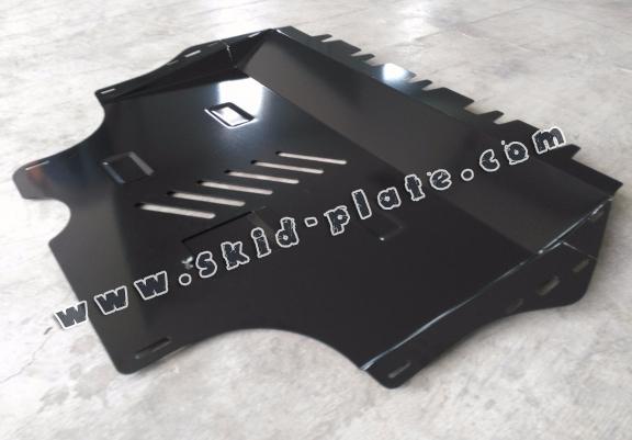 Steel skid plate for VW Caddy