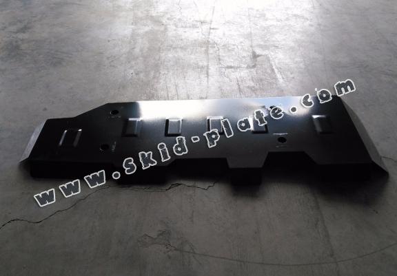 Steel fuel tank skid plate for Evo Cross 4