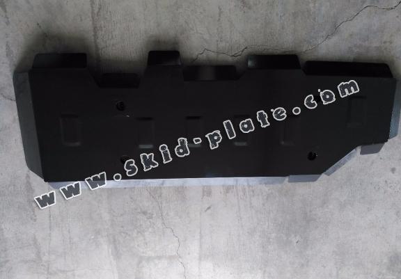Steel fuel tank skid plate for Jac T8