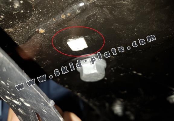 Steel skid plate for Toyota Proace Panel Van