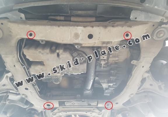 Steel skid plate for Volvo S60