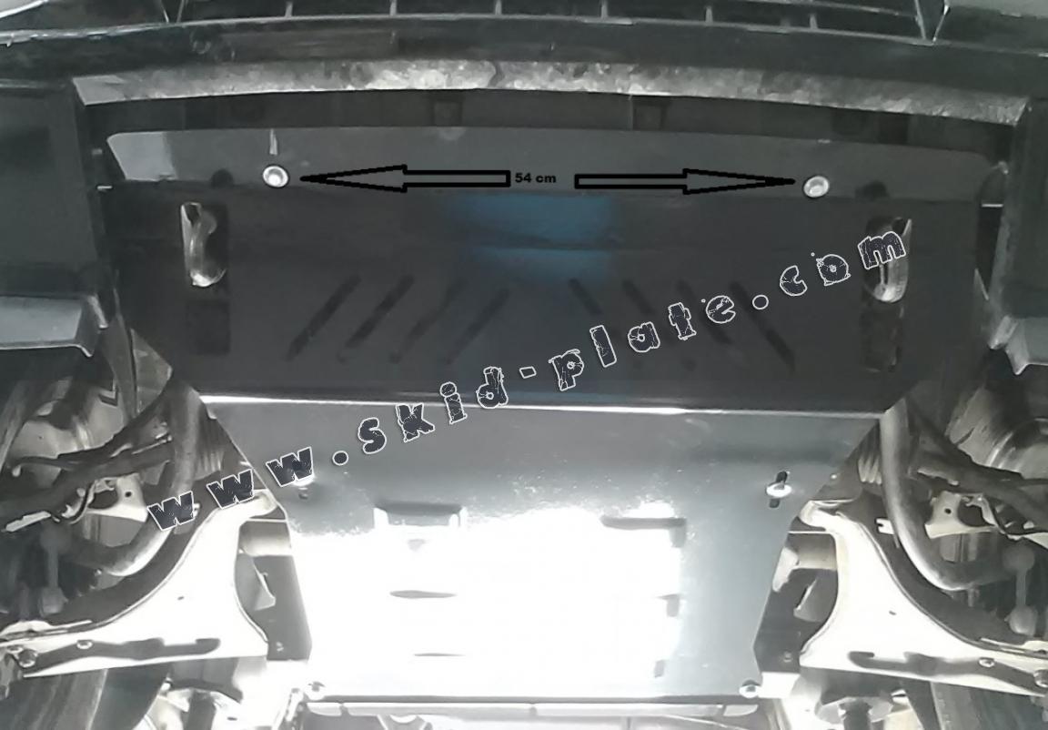 Rival Mitsubishi Pajero Skid Plate Verteilergetriebe 4mm Aluminium  Mitsubishi Pajero Verteilergetriebe Unterbodenschutz Mitsubishi Pajero ab  2015 - 3,0-3,2-3,8 - 3 und 5 Türer